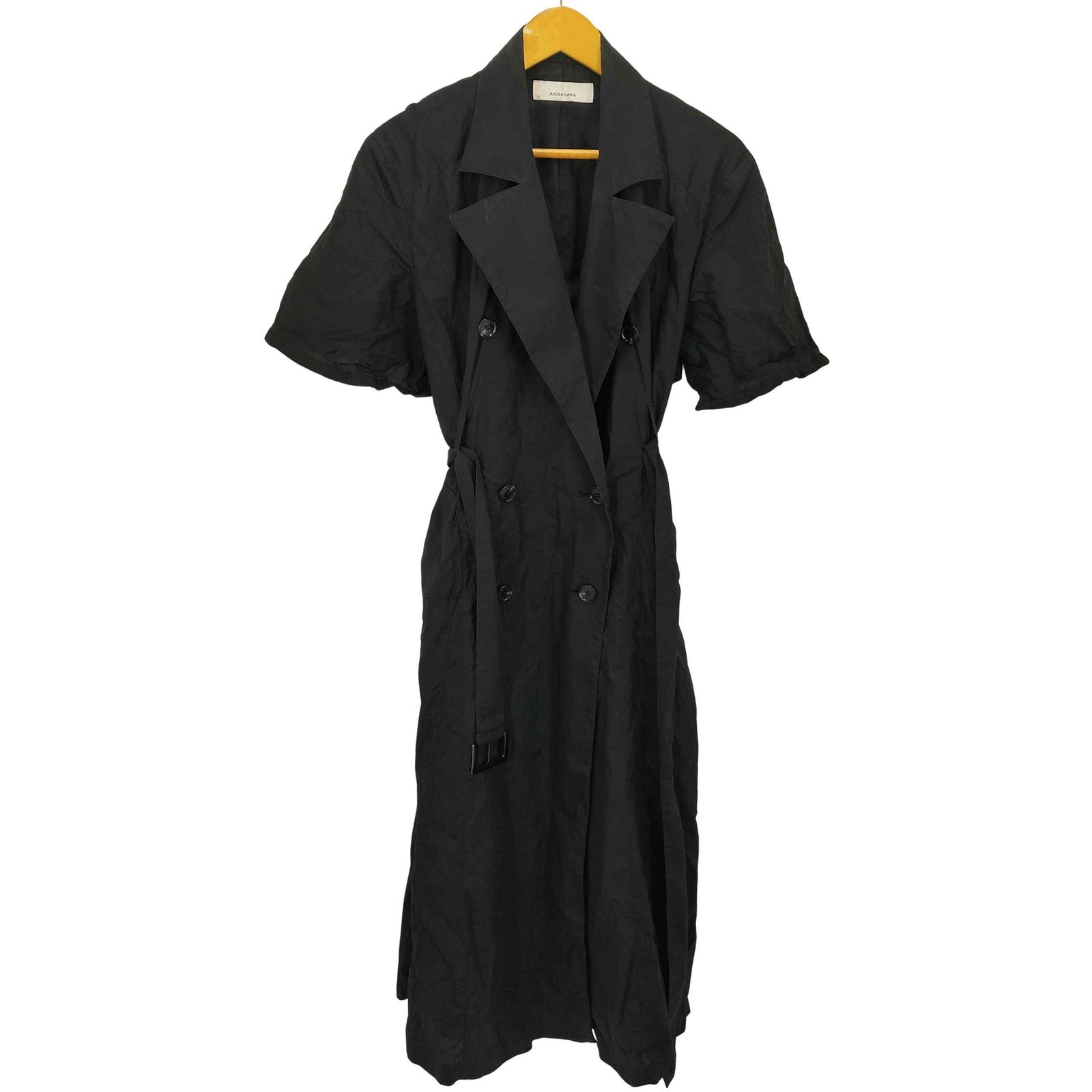 AKIRANAKA Leila trench dress ワンピース ブラック アキラナカ AKIRA NAKA 24SS Leila Trench Dress レディース JPN：1