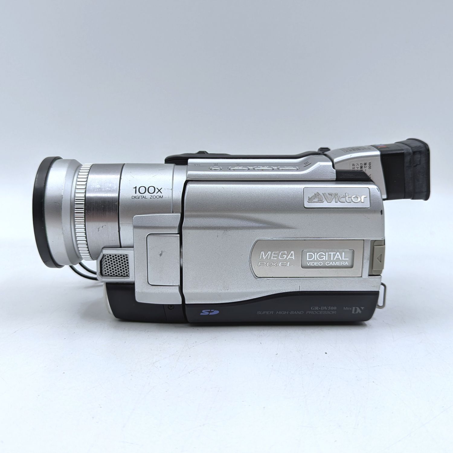 miniDVのダビングに！ Victor ビデオカメラ GR-DV500K Victor ビクター GR-DV500K miniDVビデオカメラ 整備済み miniDVテープ
