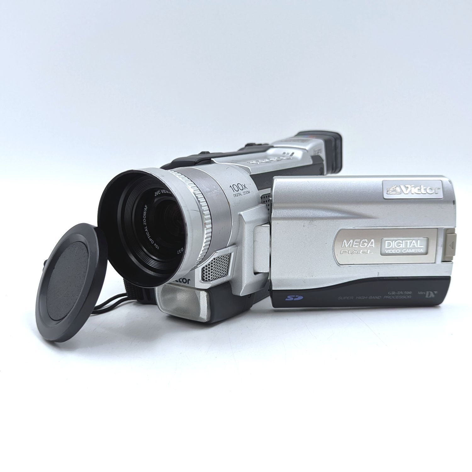 miniDVのダビングに！ Victor ビデオカメラ GR-DV500K Victor ビクター GR-DV500K miniDVビデオカメラ 整備済み miniDVテープ