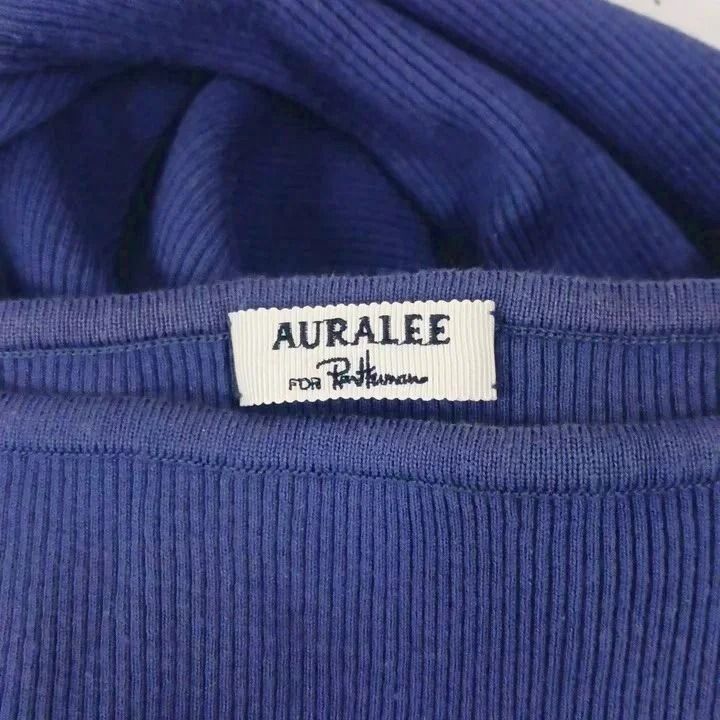 オーラリー AURALEE ロンハーマン別注 ギザ ボートネック リブ プル