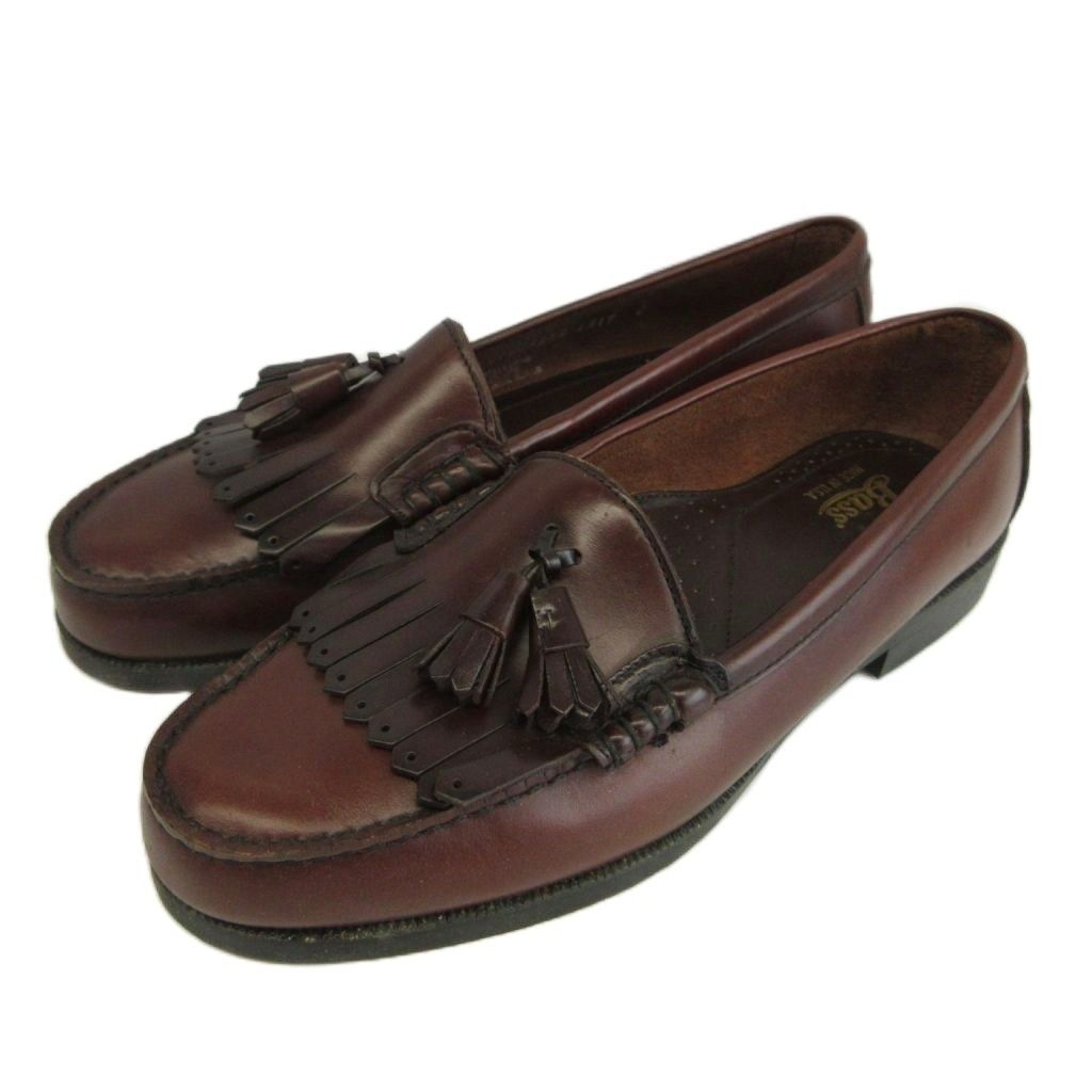 ジーエイチバス G.H.Bass & Co. WEEJUNS キルトタッセルローファー 革靴 レザー 茶色 ブラウン /XZ ■GY11 15,675円