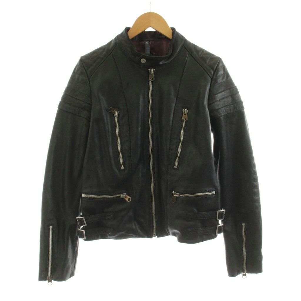 ジースターロウ G-Star RAW BIKER SOLID LEATHER SLIM JKT シングル