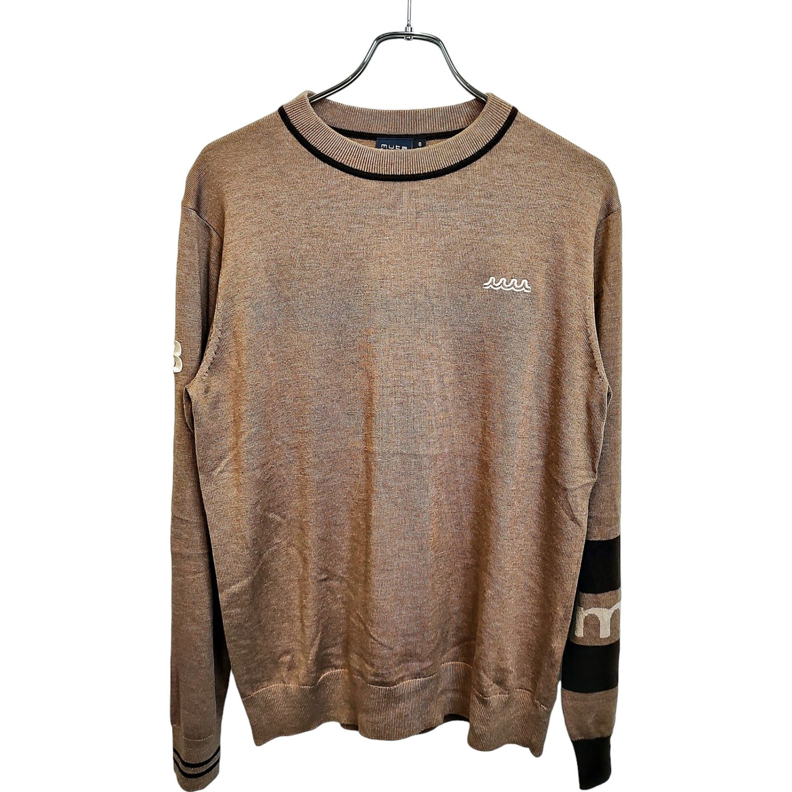 muta MARINE GOLF ムータ マリン ゴルフ 25AW ARM LINE CREW NECK
