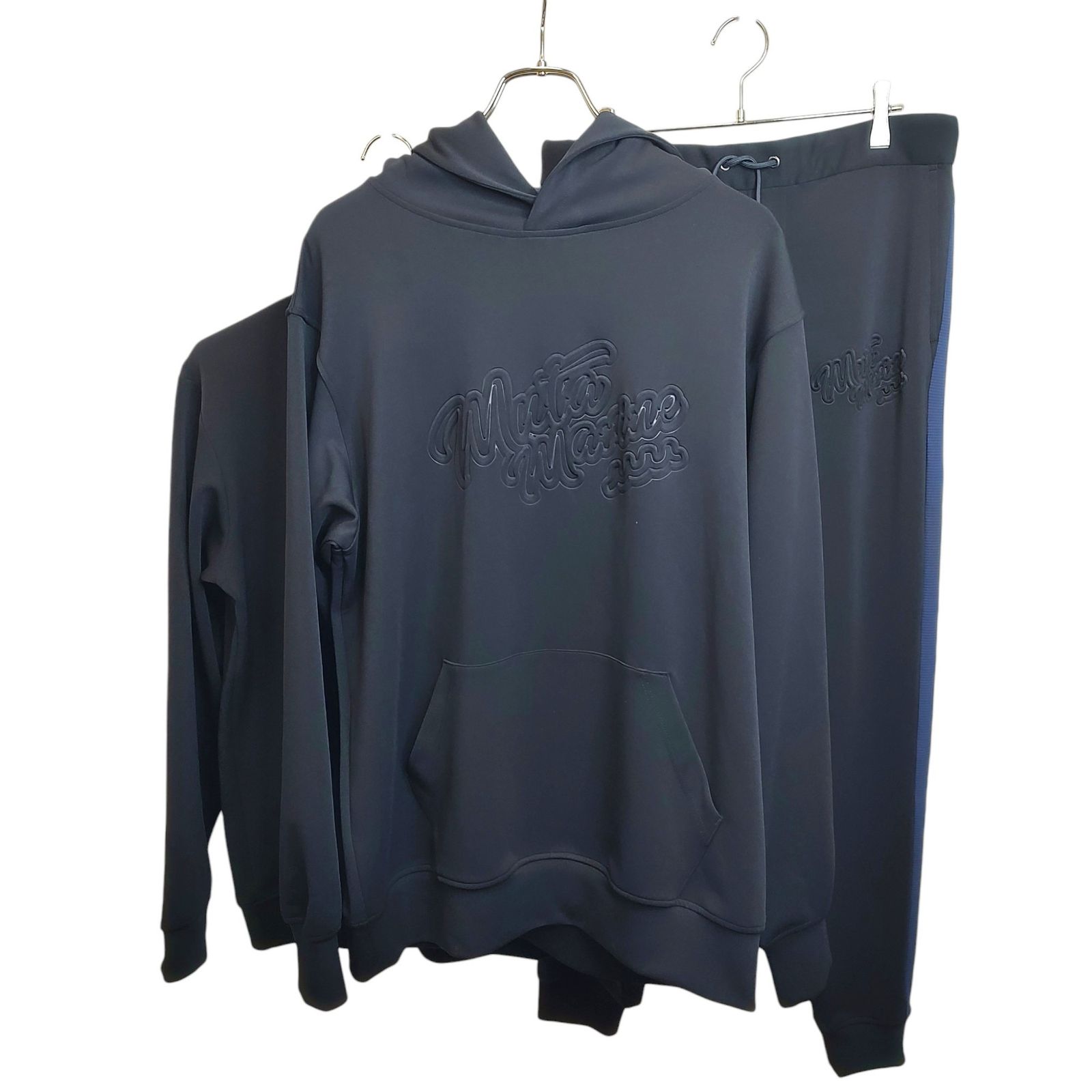 muta MARINE GOLF ムータ マリン ゴルフ 25AW EMBOSS SMOOTH JERSEY HOODIE/MOCK NECK SWEAT/PANTS 3点セット パーカー／モックネックスウェット/パンツ