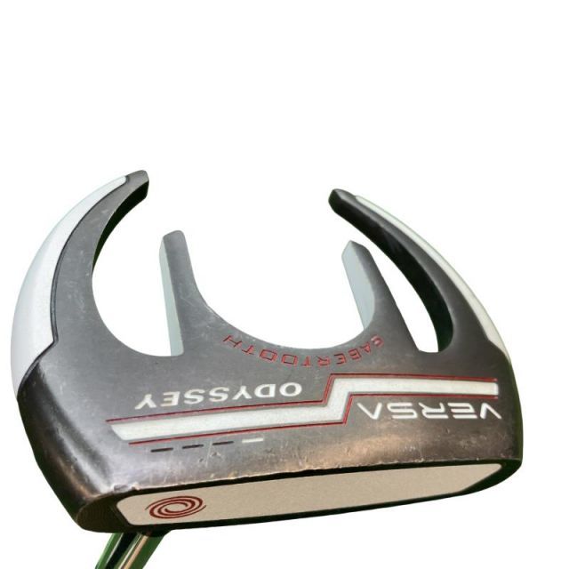 【中古】 オデッセイ VERSA SABERTOOTH ブラック 34インチ パター PT スチール (フレックスその他) メンズ 男性用 右利き 右用 Dランク ゴルフクラブ