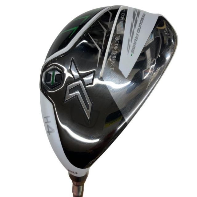 【中古】 ダンロップ XXIO(2022) eks ホワイト H4 ユーティリティ UT Miyazaki AX-2(HB) (フレックスS) メンズ 男性用 右利き 右用 Bランク ゴルフクラブ