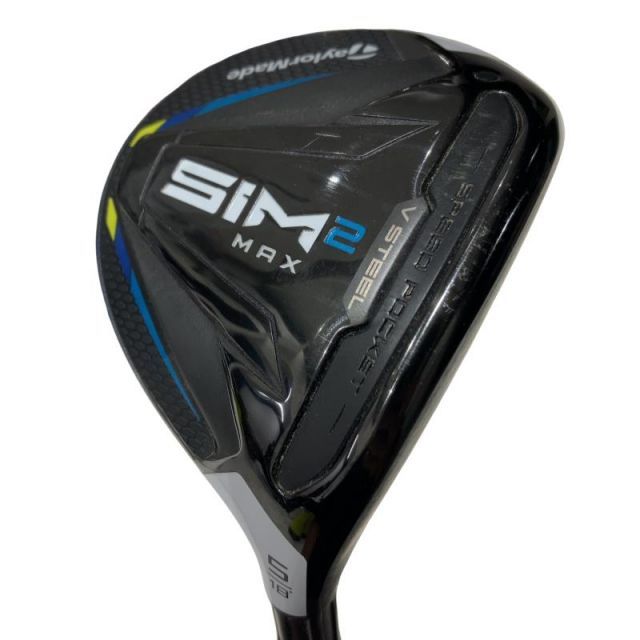 【中古】 テーラーメイド SIM2 MAX 5W フェアウェイウッド FW TENSEI BLUE TM50(SIM2 FW) (フレックスSR) メンズ 男性用 右利き 右用 Cランク ゴルフクラブ