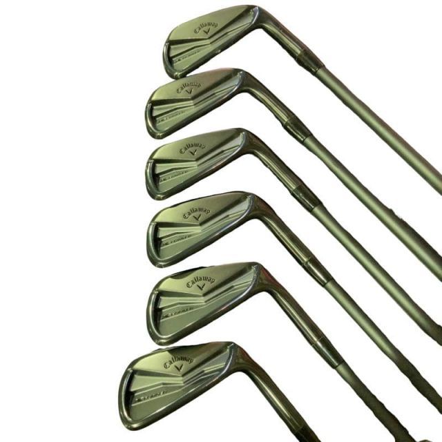 【中古】 キャロウェイ X FORGED(2024) BLACK 6S アイアンセット IR リシャフト (フレックスその他) メンズ 男性用 右利き 右用 Bランク ゴルフクラブ