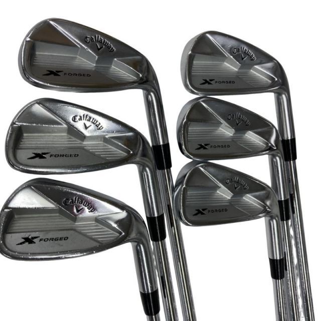 【中古】 キャロウェイ X FORGED(2018) 6S アイアンセット IR リシャフト (フレックスその他) メンズ 男性用 右利き 右用 Cランク ゴルフクラブ
