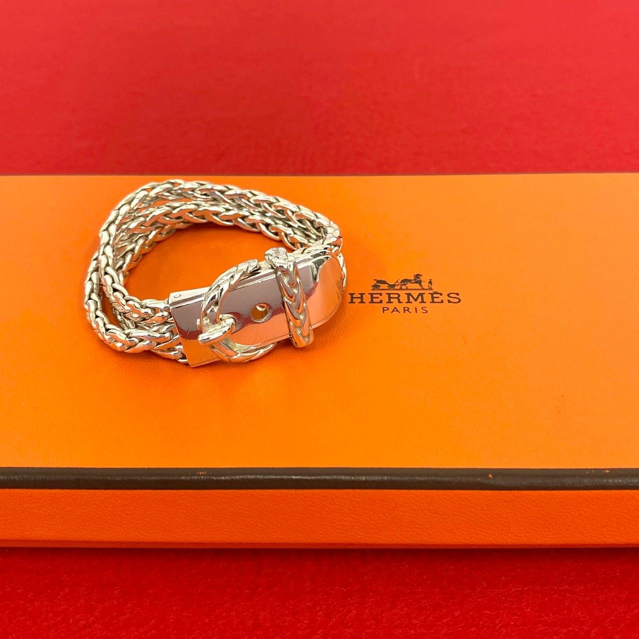 極 美品 希少品 HERMES エルメス ヴィンテージ ディアンヌ シルバー925