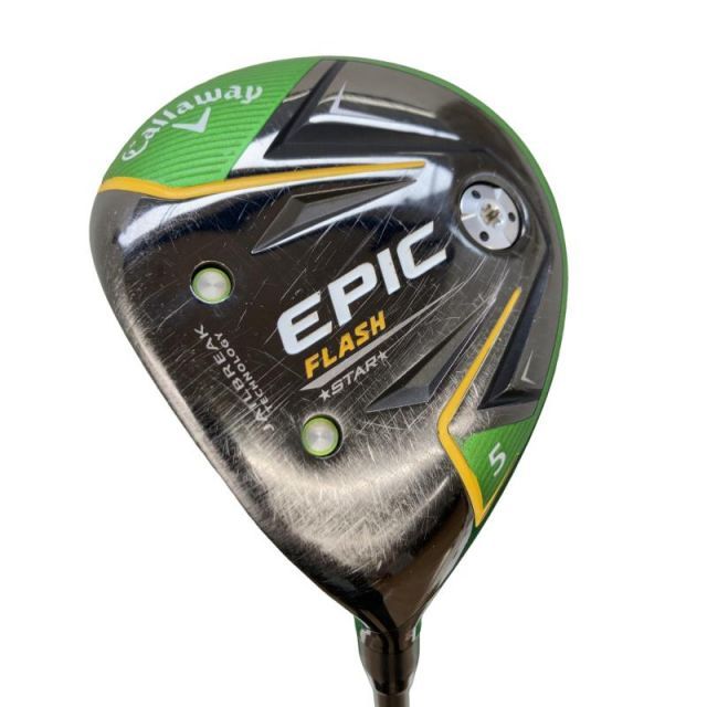 【中古】 キャロウェイ EPIC FLASH STAR 5W レフティ フェアウェイウッド FW Speeder EVOLUTION for CW(フェアウェイ) (フレックスSR) メンズ 男性用 左利き レフティ 左用 Cランク ゴルフクラブ