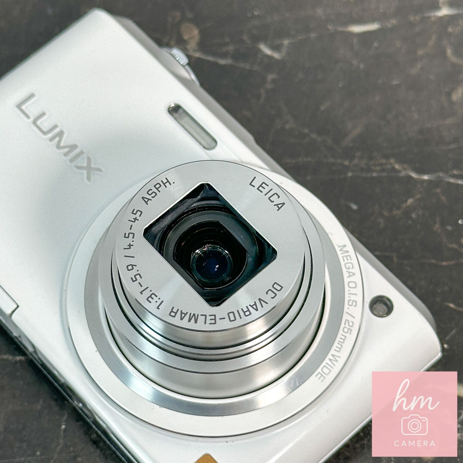 Panasonic LUMIX DMC-SZ3 ホワイト コンデジ デジカメ 10倍ズーム 手