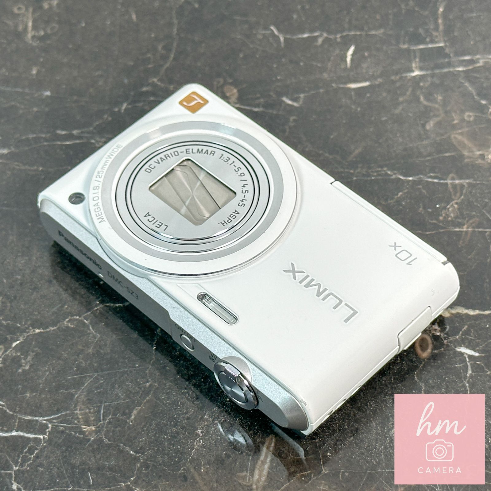 Panasonic LUMIX DMC-SZ3 ホワイト コンデジ デジカメ 10倍ズーム 手