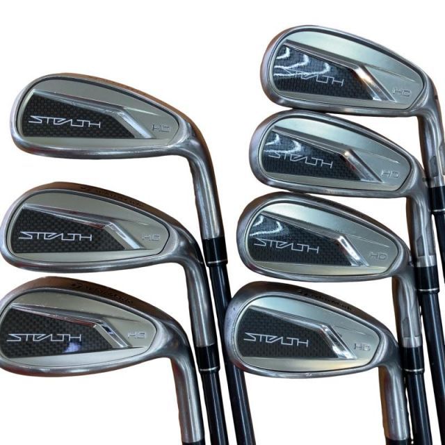 【中古】 テーラーメイド STEALTH HD(2023) 7S アイアンセット IR TENSEI RED TM60(STEALTH IR) (フレックスR) メンズ 男性用 右利き 右用 Cランク ゴルフクラブ