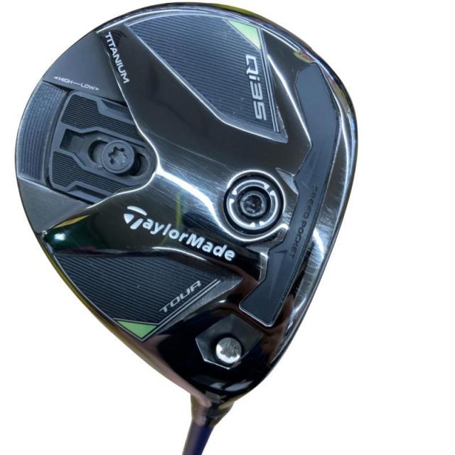 【中古】 テーラーメイド Qi35 TOUR 3W フェアウェイウッド FW 純正特注シャフト (フレックスS) メンズ 男性用 右利き 右用 Cランク ゴルフクラブ