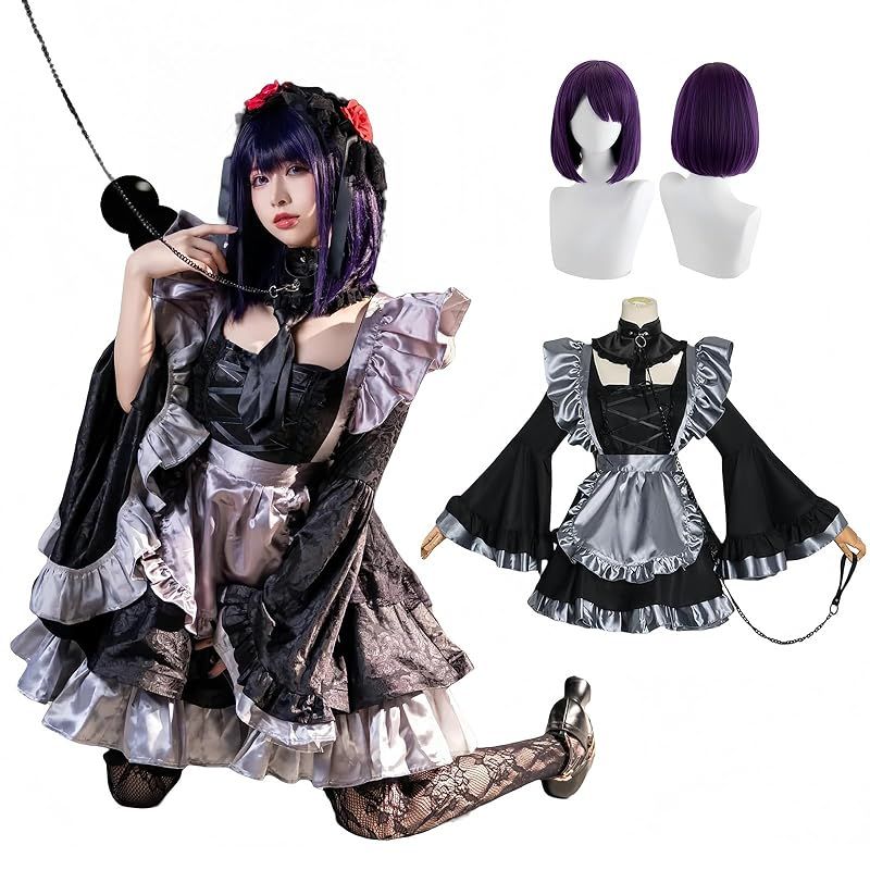 【新品】 [NOKIJP] 喜多川海夢 コスプレ衣装 黒江雫 きたがわ まりん コスプレ衣装 着せ恋 コスプレ セット アニメ コスチューム その着せ替え人形は恋をする COSPLAY（喜多川海夢 黒江雫 、S）