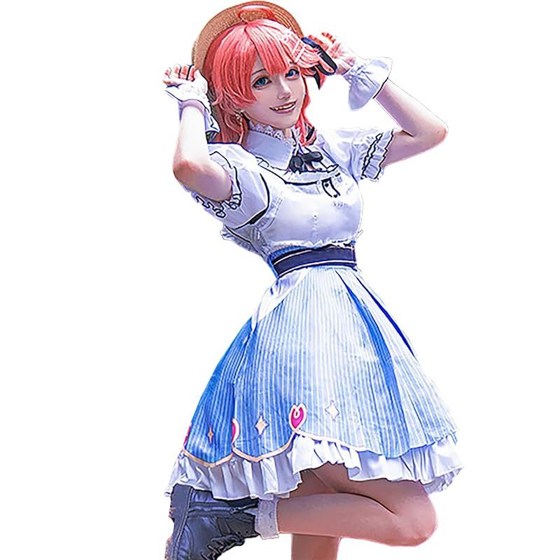 【新品】 [milky time] ホロライブ さくらみこ コスプレ ワンピース Vtuber 新衣装 生誕祭 (M)