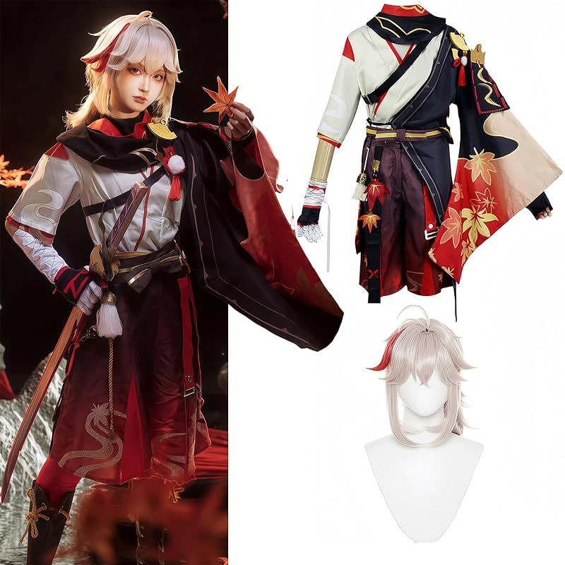 【新品】 [NOKIJP] 原神 コスプレ 楓原万葉 コスプレ衣装 楓原万葉 コスプレ かえではら かずは コスプレ衣装 かえではら かずは コスプレ げんしん コスプレ Genshin impact コスプレ 風波流浪の紅葉 (楓原万葉, L)