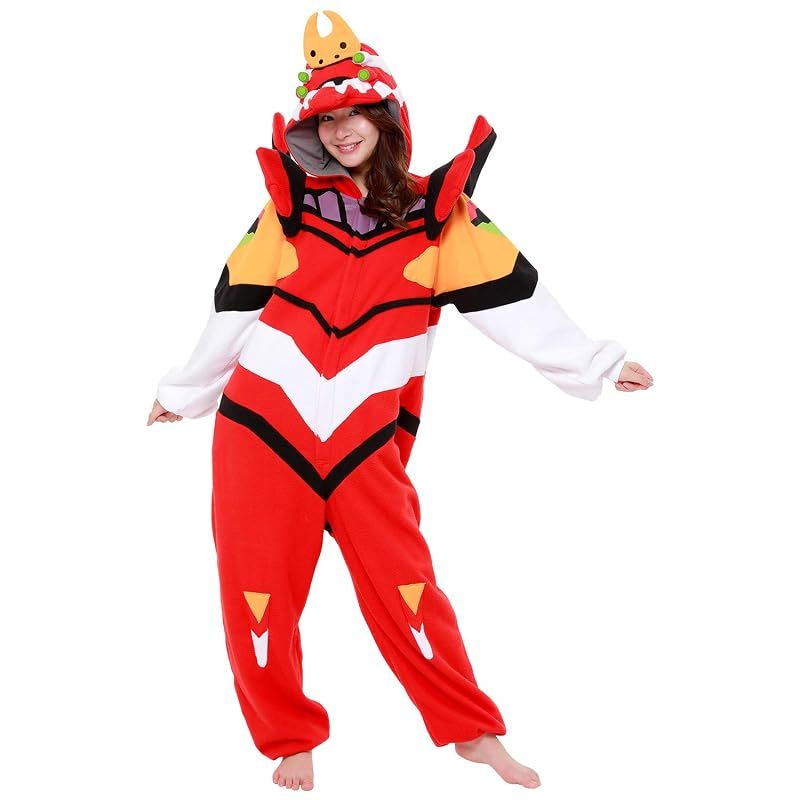 【新品】 [サザック] フリース着ぐるみ エヴァンゲリオン2号機 M EVA-002
