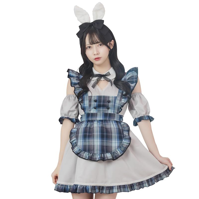 【新品】 クリアストーン(Clearstone) リリカルパレット コスプレ ハロウィン メルトラパンメイド レディース グレー