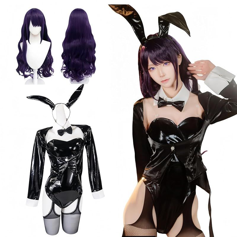 【新品】 [NOKIJP] 喜多川海夢 コスプレ衣装 バニーガール きたがわ まりん コスプレ衣装 着せ恋 コスプレ セット アニメ コスチューム その着せ替え人形は恋をする COSPLAY（喜多川海夢 バニーガール 、XXL）