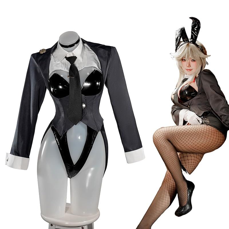 【新品】 [NIUKACOS] ニケ コスプレ 勝利の女神 NIKKE コスプレ衣装 バニースーツ エード ミルク バイパー ルピー ブラン ノワール バニーガール ゲーム コスプレ 大人用 コスチューム ハロウィン 仮装 撮影会 イベント エード L