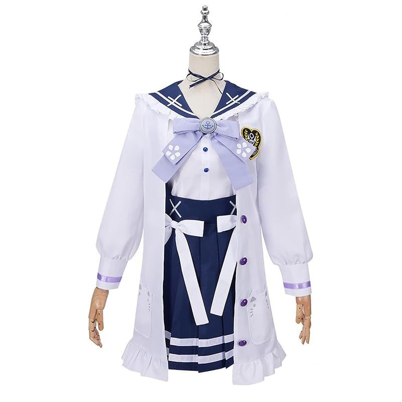 【新品】 [milky time] ホロライブ 湊あくあ コスプレ ハロウィン VTuber バーチャル マリン セーラー服 10,987円