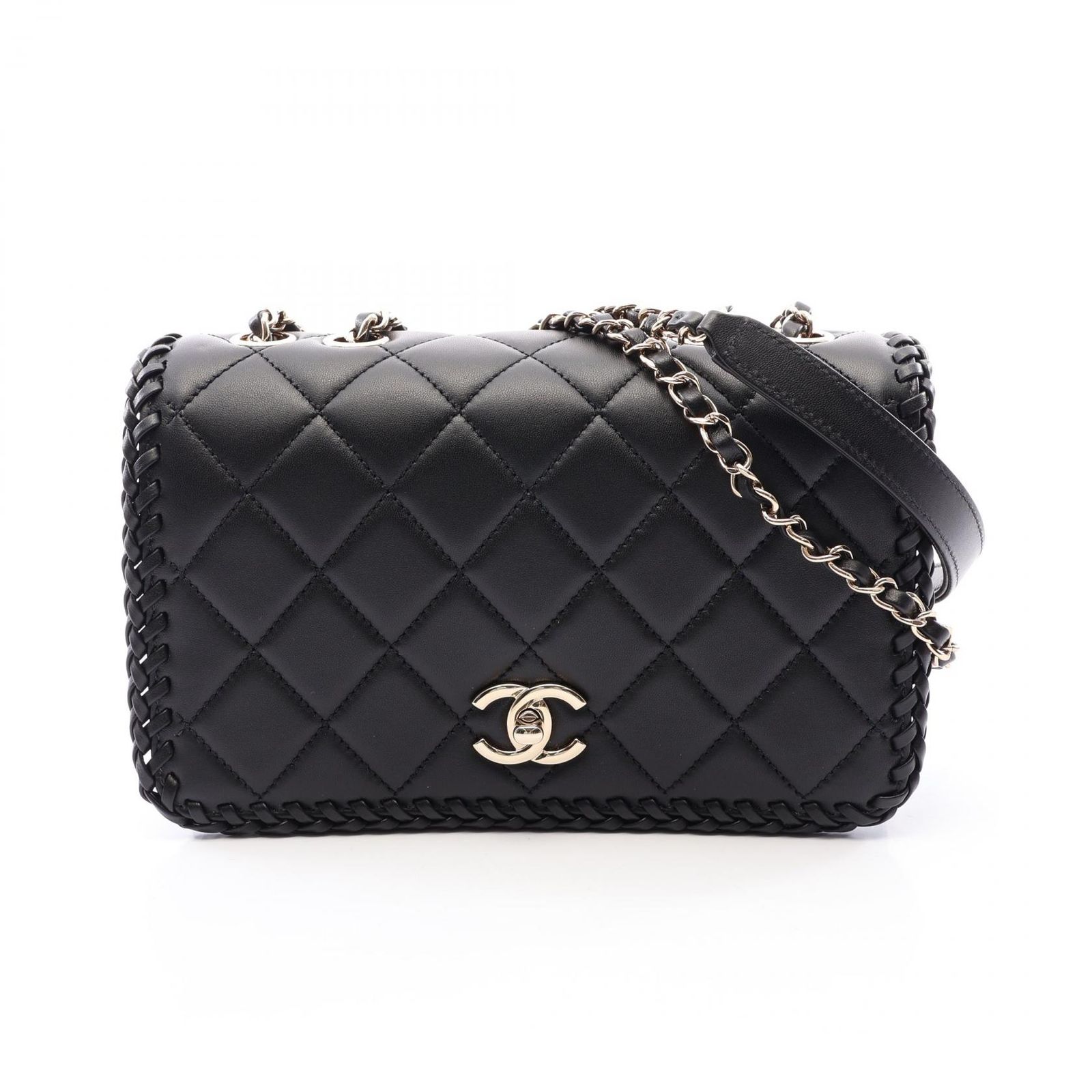 CHANEL シャネル マトラッセ フルフラップ ショルダーバッグ 