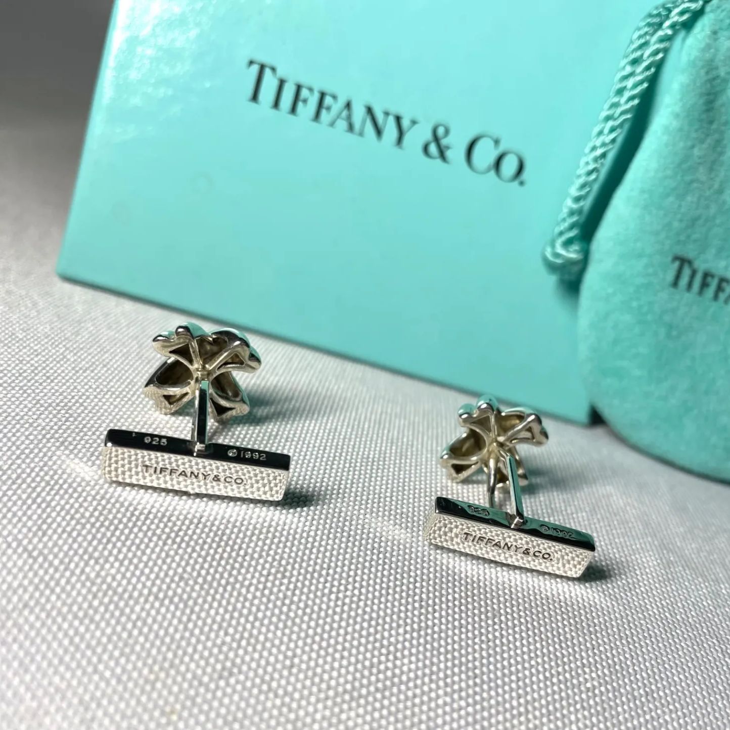 美品 廃盤 Tiffany ティファニー シグネチャークロス スターリング