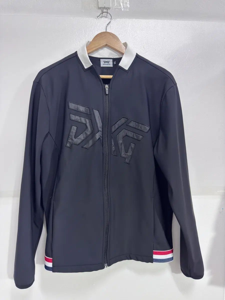 PXG ロゴ POINT ブラック ジップアップ ジャケット