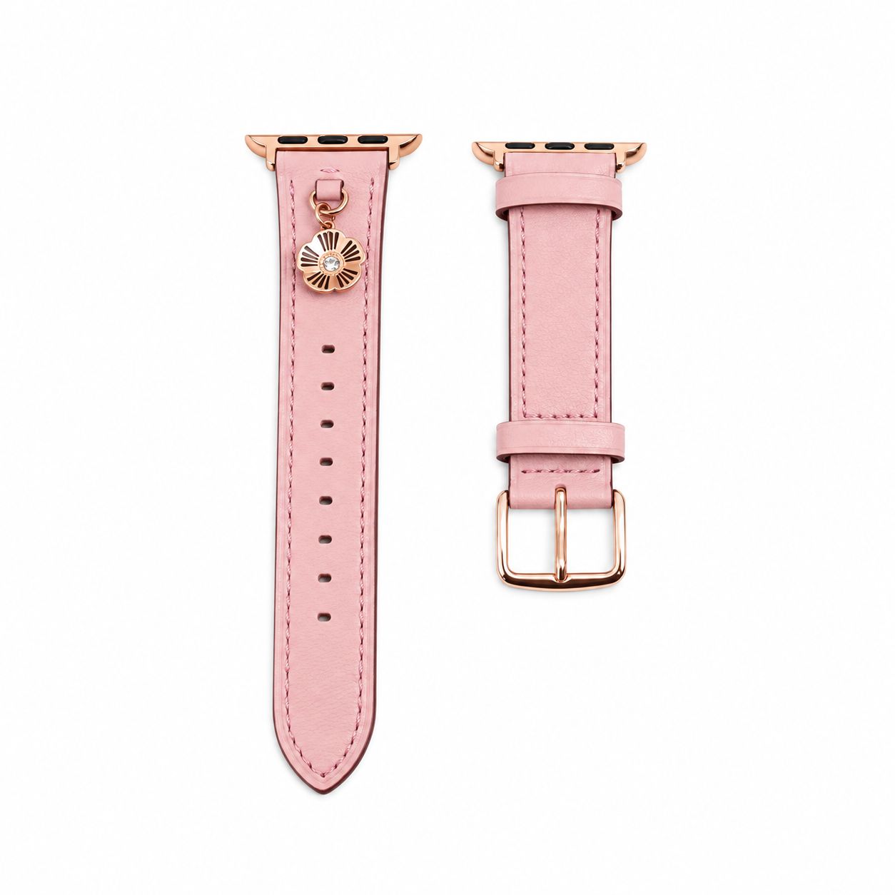 【ギフト対応可】コーチ COACH 替えベルト Apple Watch Strap in Blush Leather アップルウォッチ バンド ストラップ ピンクレザーチャーム レディース 人気 ブランド おしゃれ 誕生日 記念 プレゼント 送料無料