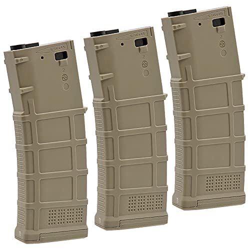 良品武品 電動ガン M4 マガジン PMAG GEN3 30/130連 (東京マルイ/CYMA/S&T対応) リアルカウント 3本 DDAY DE送料無料