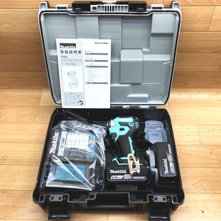 Makita/マキタ 限定色ターコイズブルー 18V充電式インパクトドライバー TD173DGXTB 36,595円