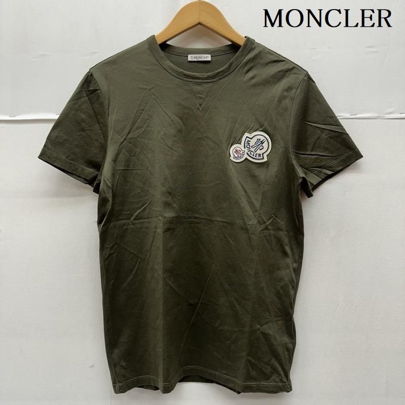 モンクレール MAGLIA T-SHIRT ダブル ワッペン ロゴ Tシャツ