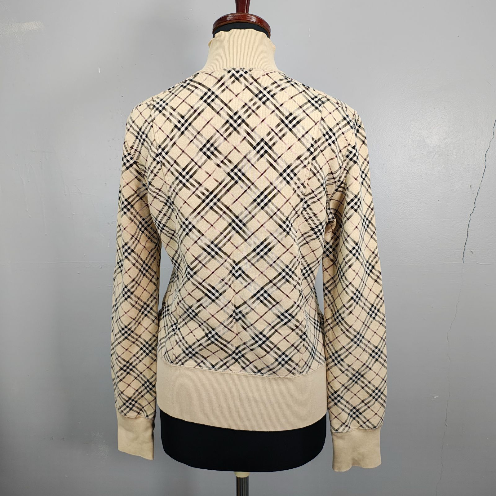 BURBERRY ノバチェック ダブルジップパーカー 38 FAF92-619-43 y2k 