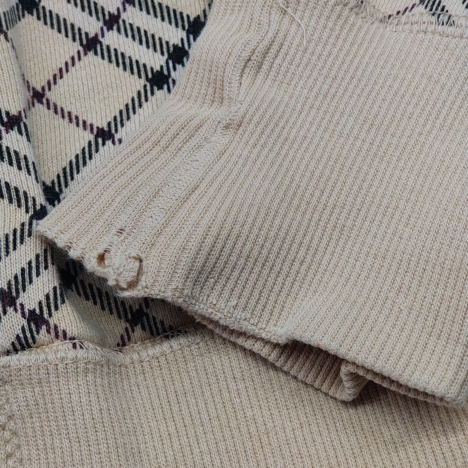 BURBERRY ノバチェック ダブルジップパーカー 38 FAF92-619-43 y2k 
