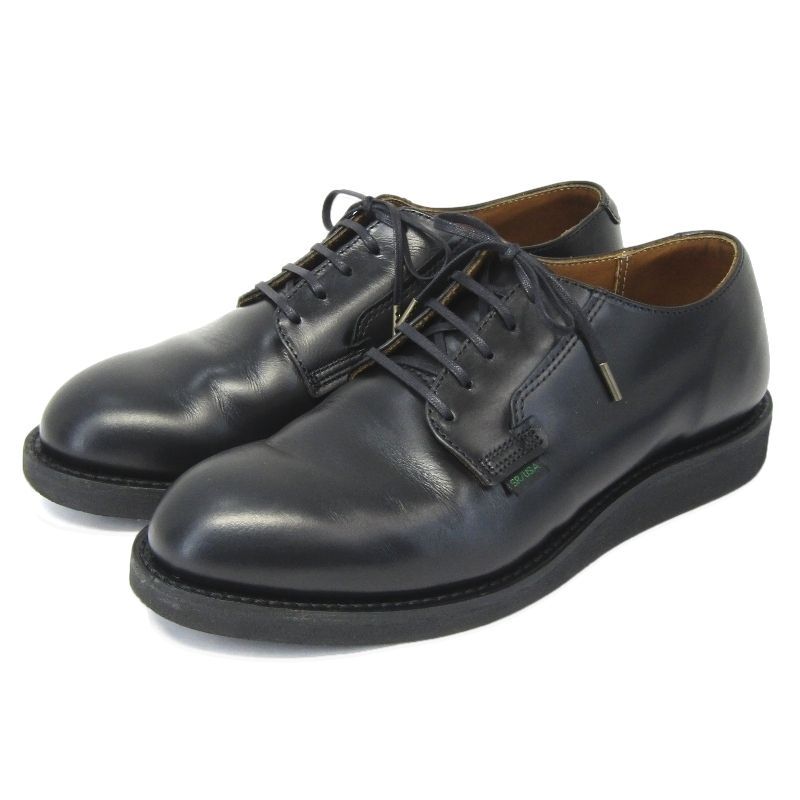 REDWING レッドウィング US7.5D 25.5cm ポストマン オックスフォード 101 2025年製 プレーントゥ 外羽根 ブラック シャパラル 35005893