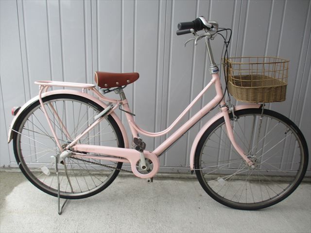 F452★整備済み★完成車発送★中古自転車【ブリヂストン　カジュナ　26インチ　ピンク】