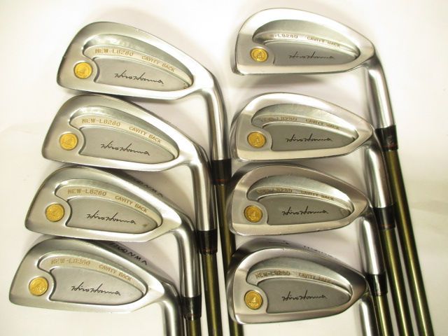 訳あり8本セット　HONMA NEW LB-280　CAVITY BACK GP　金メッキ4星　モグラ　ｽｰﾊﾟｰﾌｪﾗｲﾄｶｰﾎﾞﾝﾗｲﾄ(4星) R1 15,246円