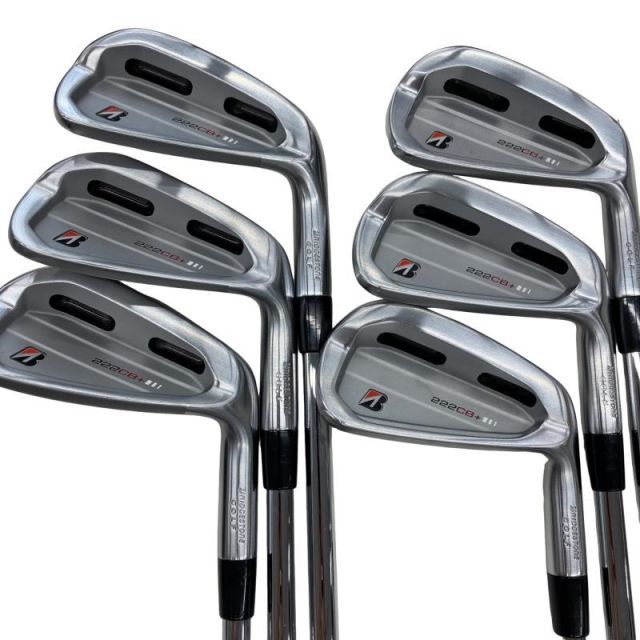 【中古】 ブリヂストン BRIDGESTONE 222CB+ 6S アイアンセット IR NS PRO 950GH neo (フレックスS) メンズ 男性用 右利き 右用 Cランク ゴルフクラブ