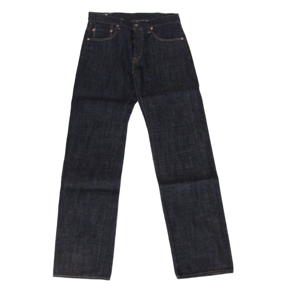 ONI DENIM 鬼デニム ONI270-LS13.5 13.5oz ロング スラブ デニム ジャストライト ストレート ジーンズ ボタンフライ デニムパンツ 32 インディゴブルー系 32【極上美品】【中古】 15,948円