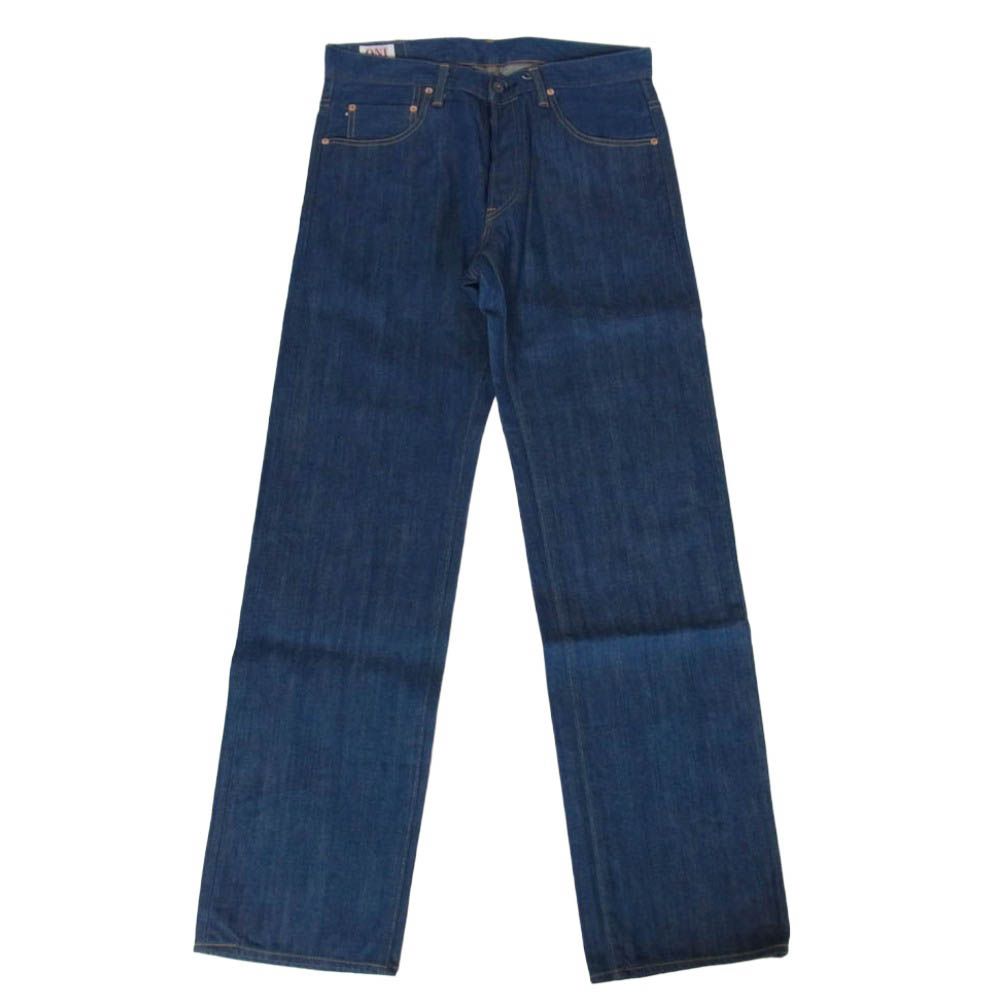 ONI DENIM 鬼デニム ONI271-OFBD 13.7oz オールド フェード ブルーデニム ジャストライト ストレート ジーンズ ボタンフライ デニム パンツ インディゴブルー系 33【極上美品】【中古】 10,872円