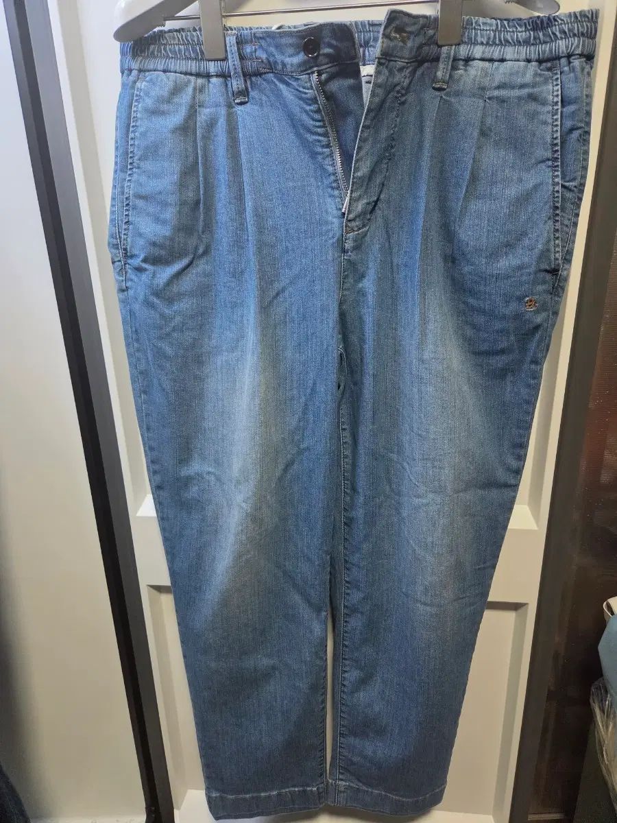 アレグリ ライトブルー 밴딩 デニム 新品