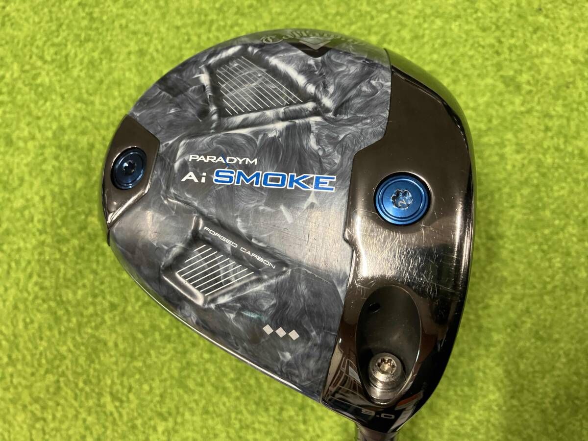 Callaway キャロウェイ PARADYM Ai SMOKE TENSEI 60フレックスS ロフト角9.0 ドライバーヘッドカバー有り