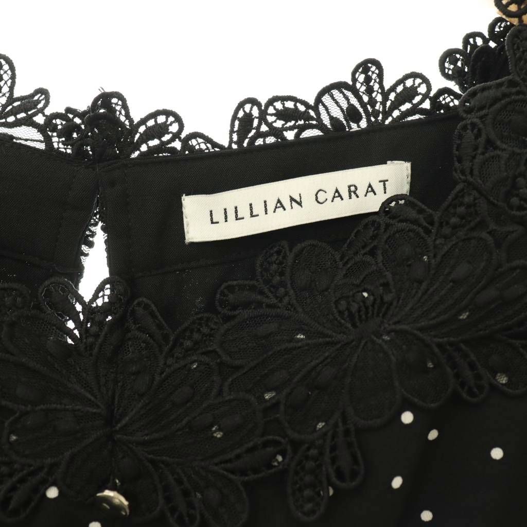 リリアンカラット LILLIAN CARAT レーストリミングドットマーメイド