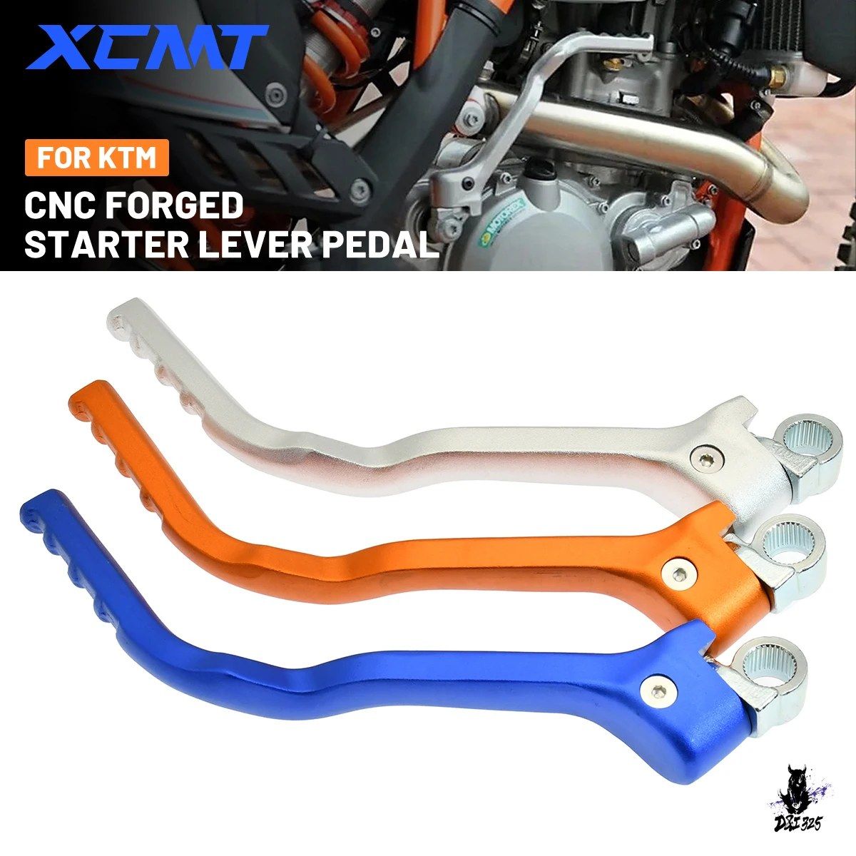 KTM 250/300/350/450 EXC/SX/XC/XCF 用 CNC鍛造スタートレバーペダル 8,980円