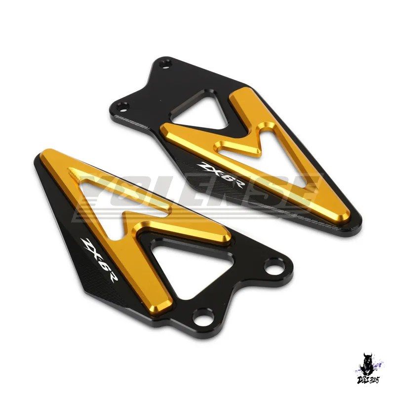 ZX-6R 2019-2025 用 アルミ合金製フットレストペダルガード