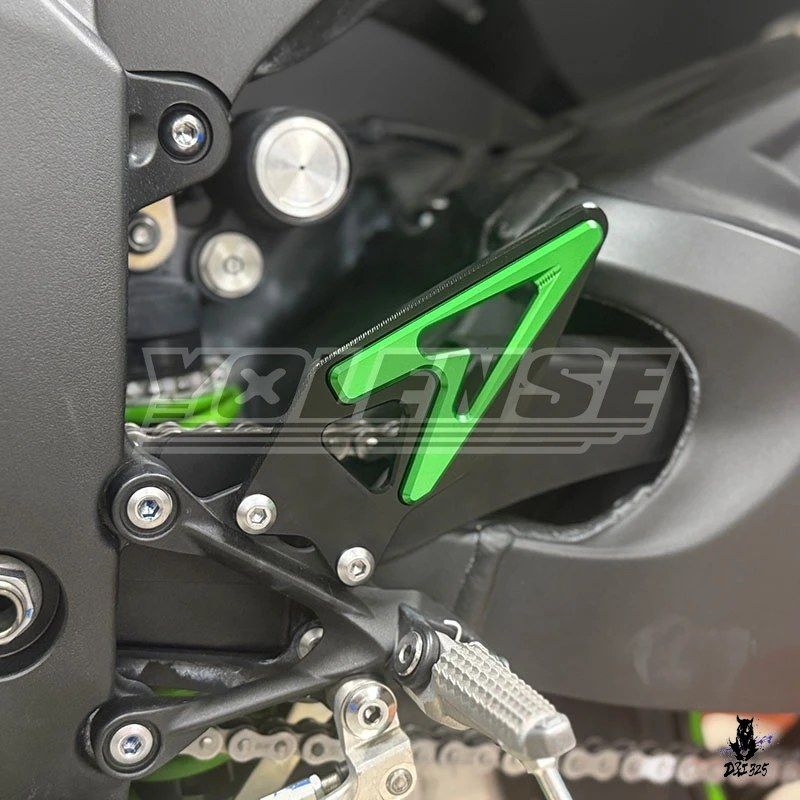 ZX-6R 2019-2025 用 アルミ合金製フットレストペダルガード