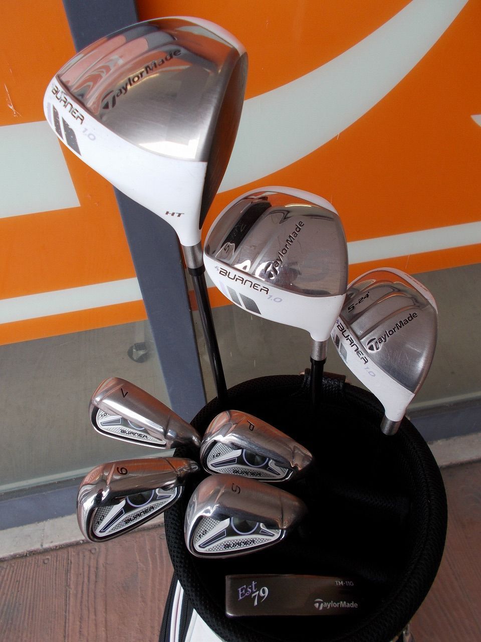 TaylorMade BURNER 1.0 レディス 8本セット テーラーメイド バーナー レディース クラブセット