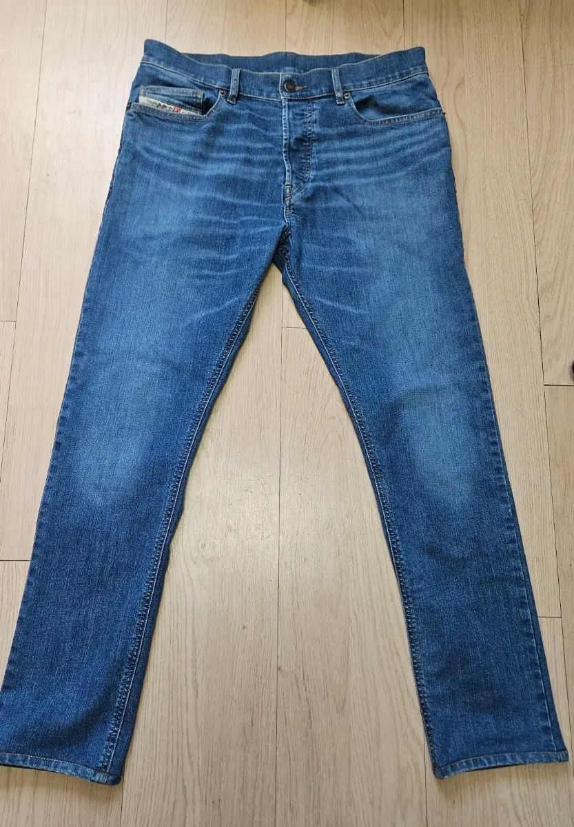 DIESEL デニム ズボン ブルー ウォッシュ メンズ コットン パンツ 33